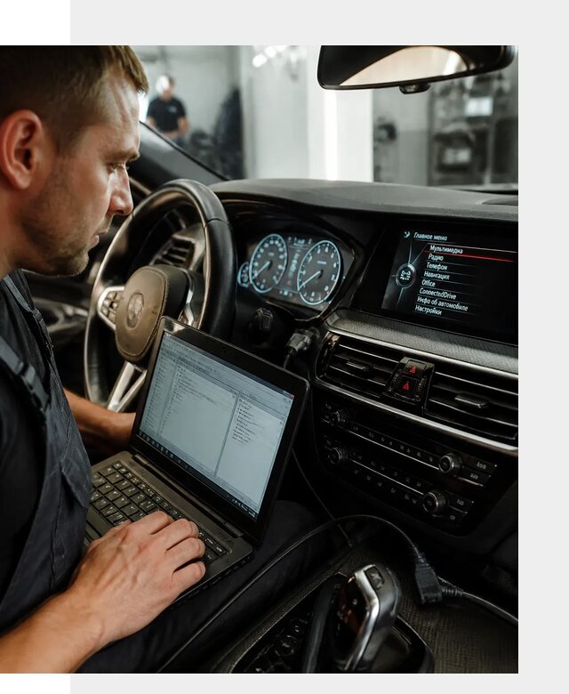 Русификация приборной панели BMW для авто в Петергофе от компании