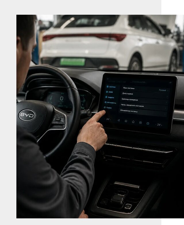 Русификация BYD E2 в Петергофе от 15587 р. | ФастМобиль-Птф под ключ