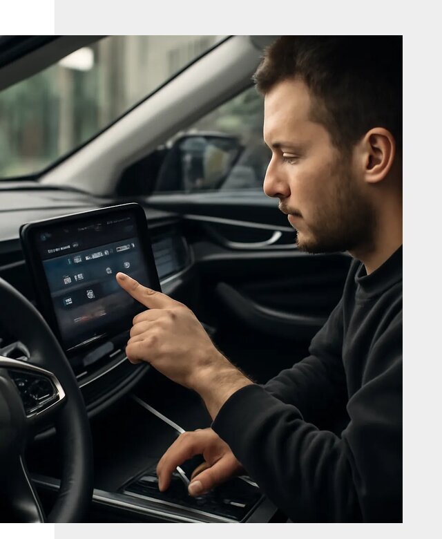 Русификация приборной панели Geely для автомобилей в Петергофе