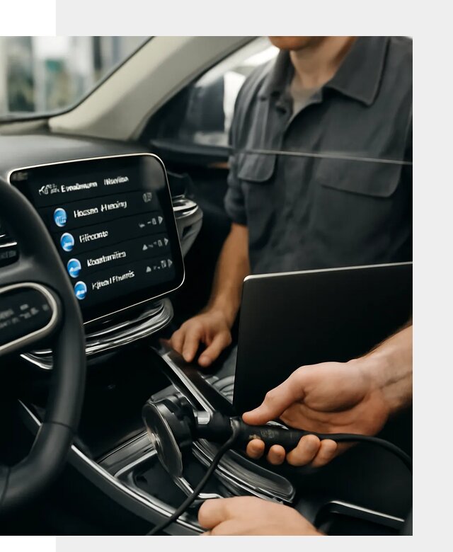 Установка приложений Geely для мультимедиа автомобиля в Петергофе