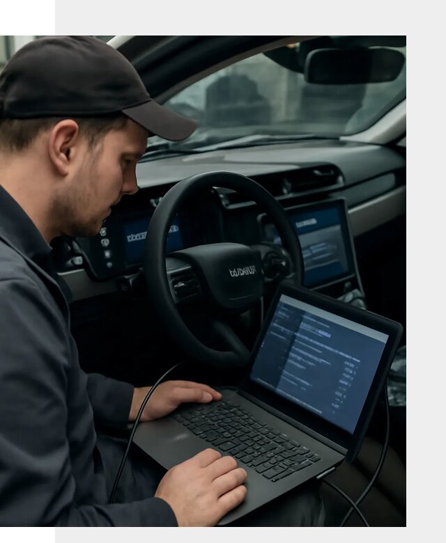 Профессиональная русификация автомобилей Lynk Co в Петергофе