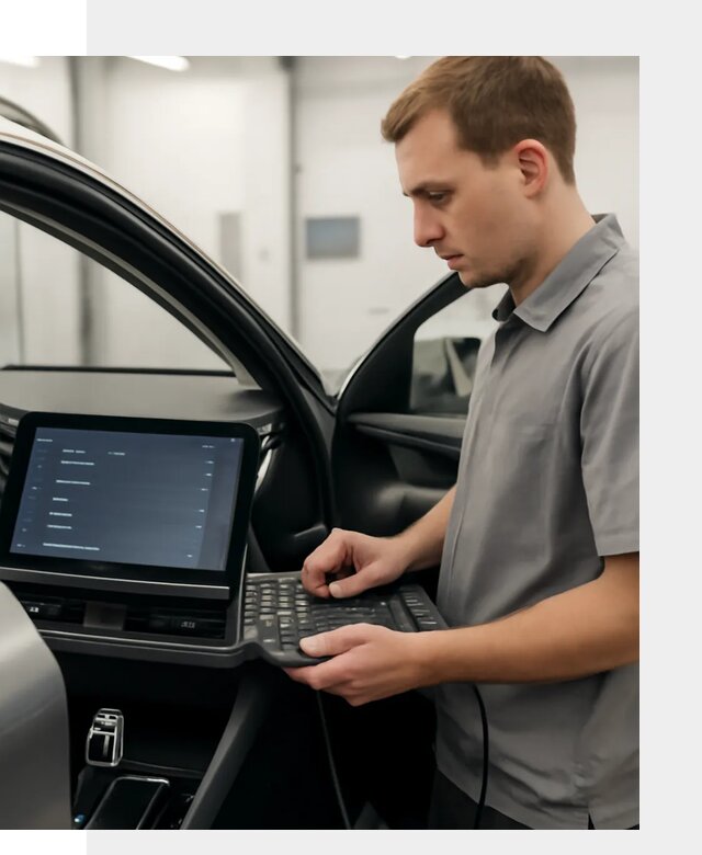 Русификация мультимедиа автомобилей Lynk Co в Петергофе