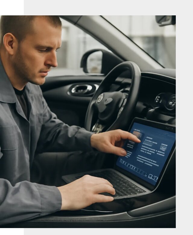 Русификация приборной панели автомобиля Lynk Co в Петергофе