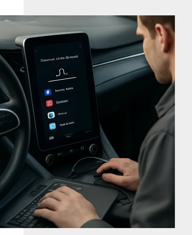 Установка приложений Lynk Co на автомобиль в Петергофе