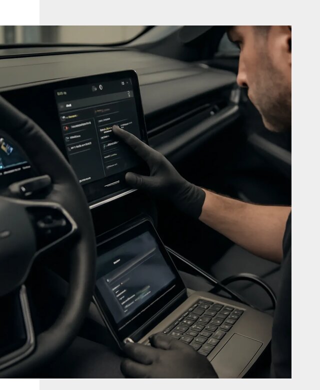 Русификация приборной панели Rising автомобиля в Петергофе