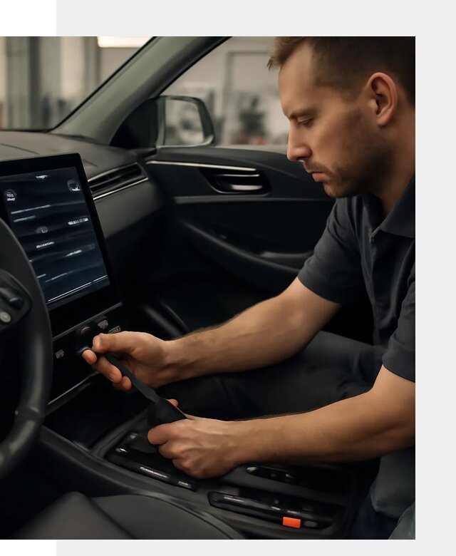 Восстановление автомобиля после русификации в Петергофе