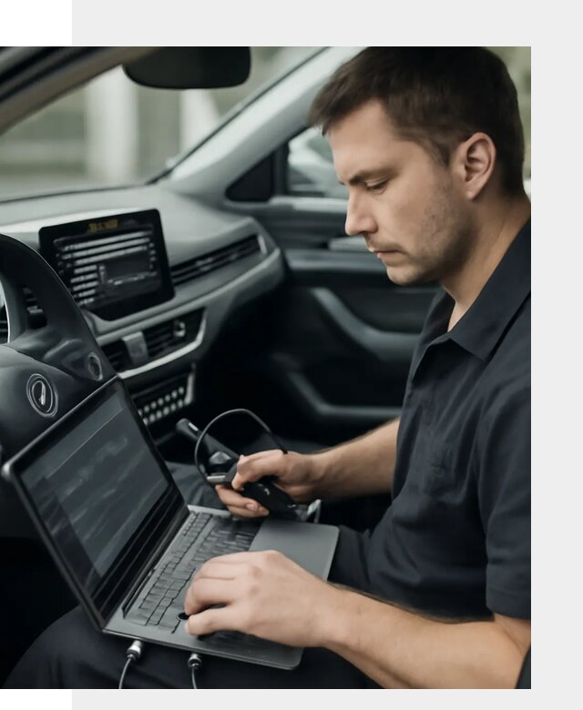 Настройка телематики автомобиля под ключ для авто в Петергофе