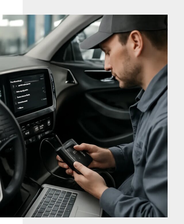Русификация штатного головного устройства автомобиля в Петергофе
