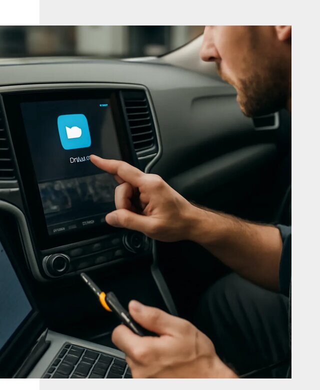 Установка VK Видео на штатный экран автомобиля в Петергофе