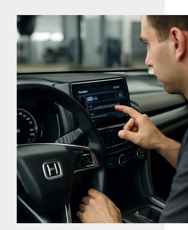 Русификация панели приборов Honda в Петергофе по цене 5231 ФастМобиль-Птф
