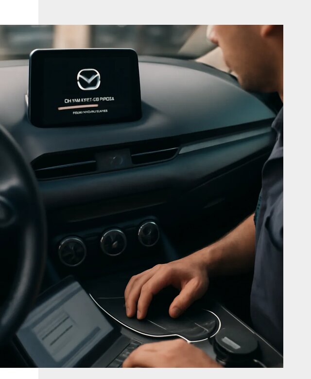 Установка приложений Mazda на мультимедийную систему в Петергофе