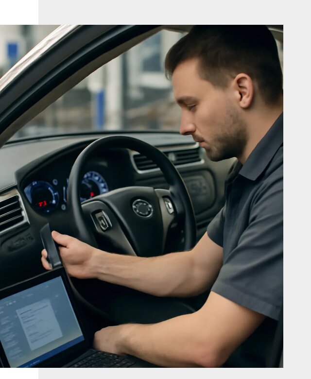 Русификация приборной панели Nissan для авто в Петергофе