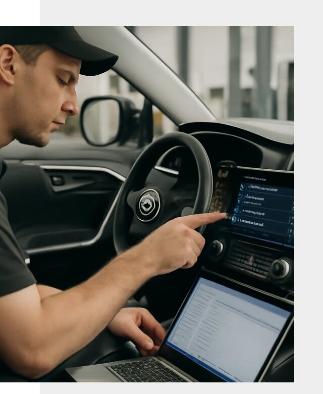 Русификация мультимедиа Toyota для автомобилей в Петергофе